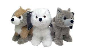 Heal your <em>Game of Thrones</em> anguish with these plush Direwolf puppies